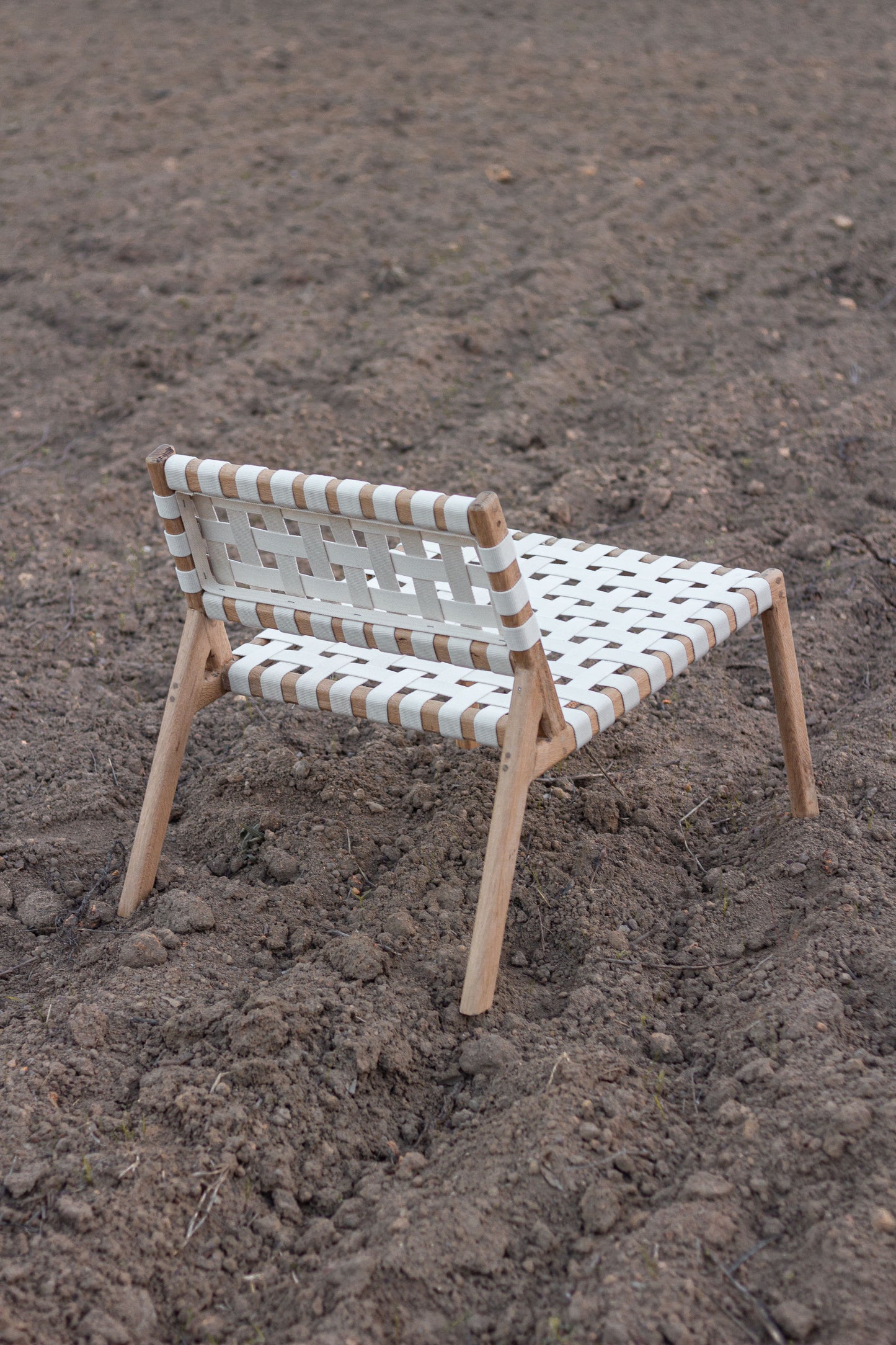 Amélie oak lounge chair