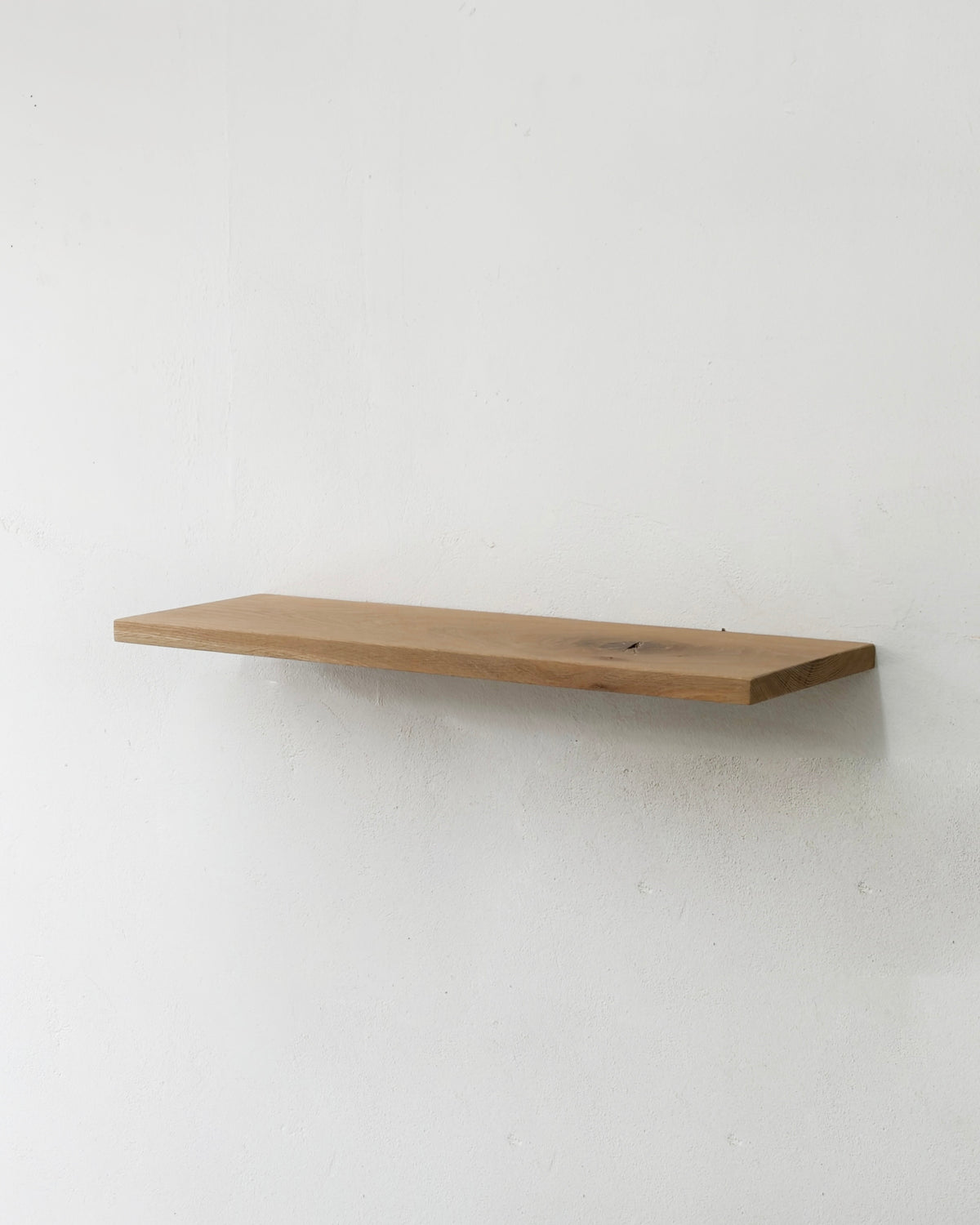 Square Solid Oak Floating Shelf