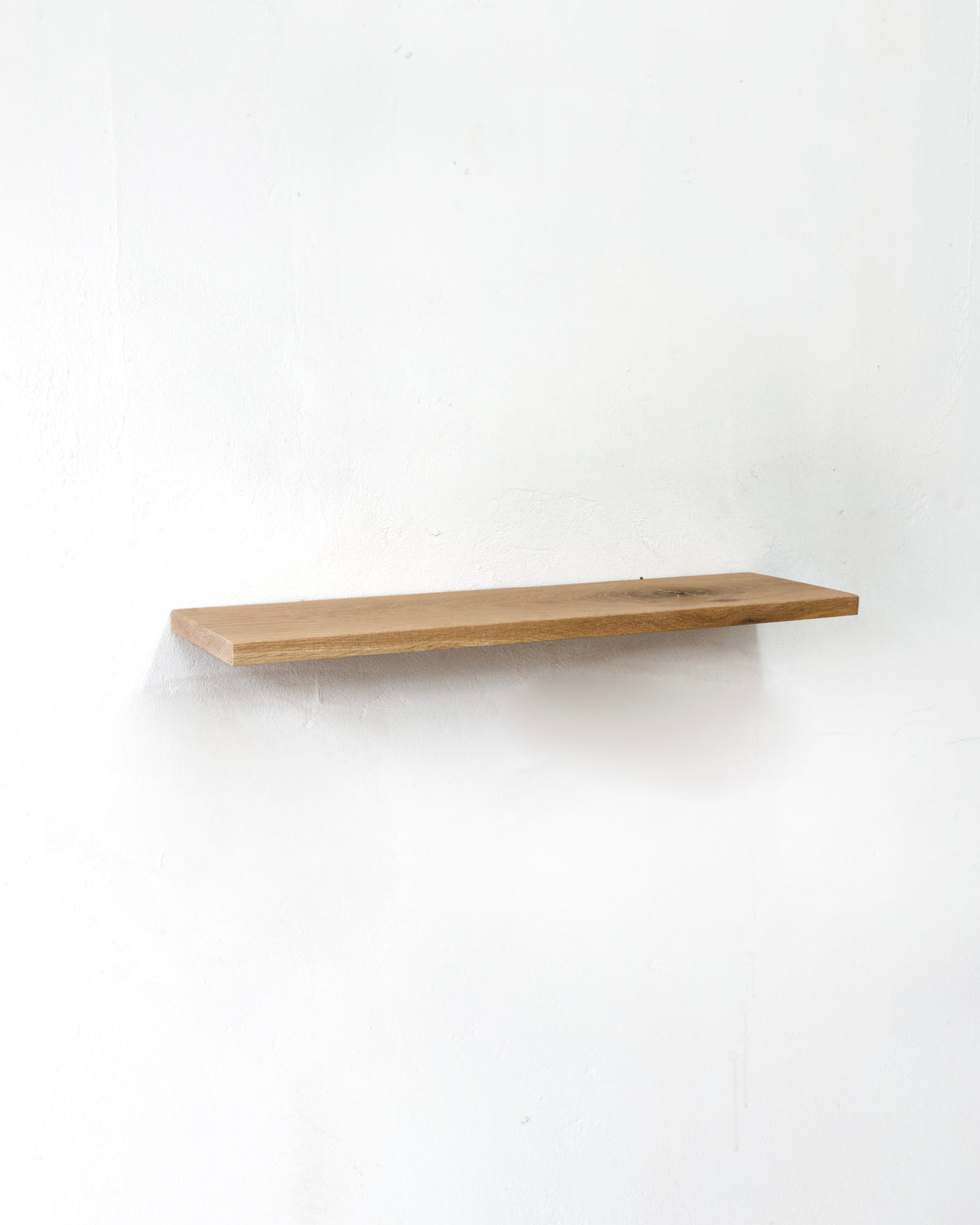 Square Solid Oak Floating Shelf