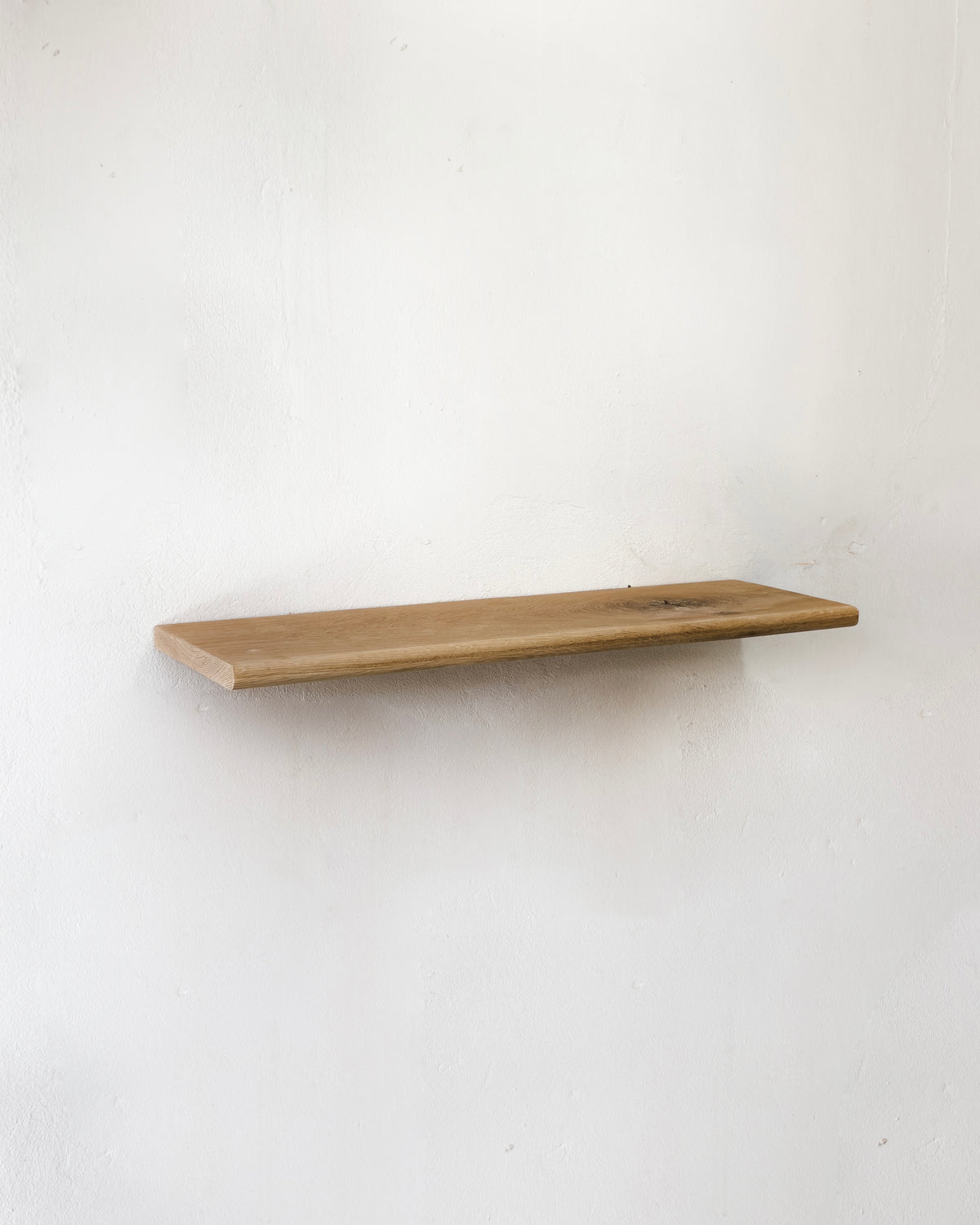Slim Solid Oak Floating Shelf