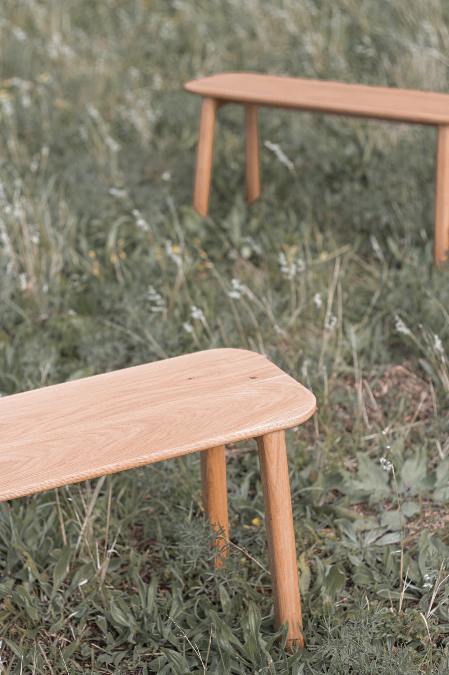 Amélie Oak Bench