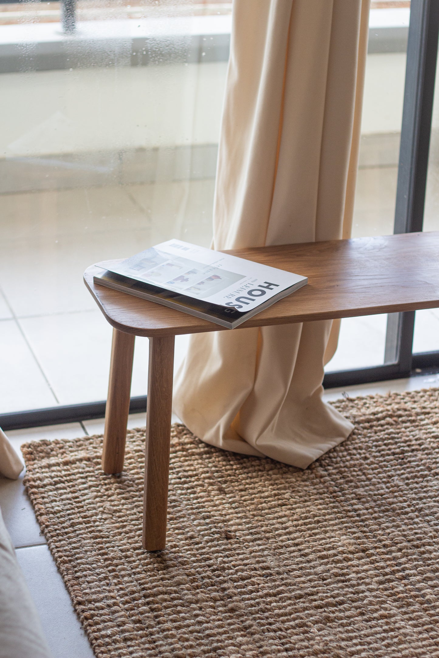 Amélie Oak Bench