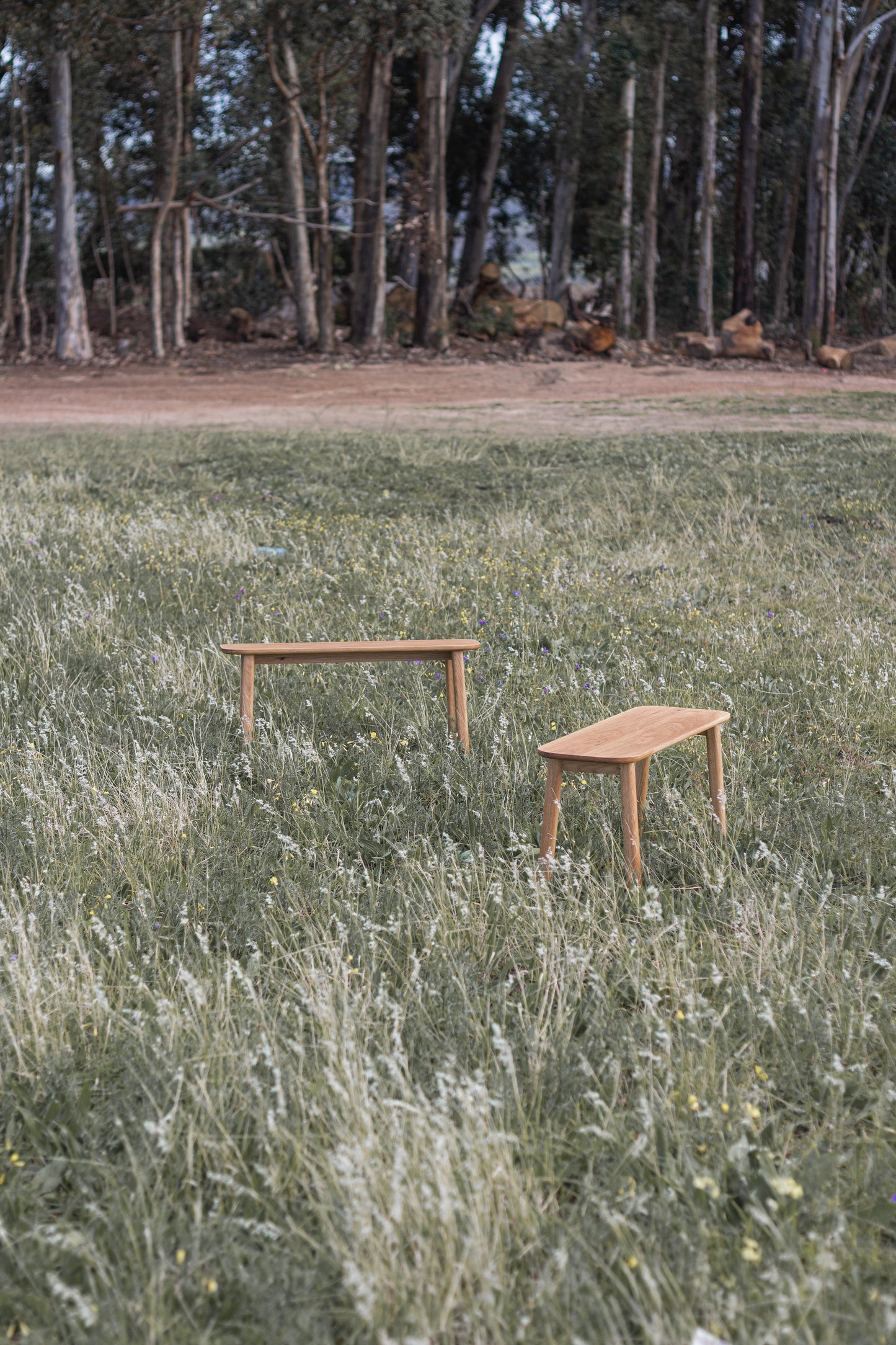 Amélie Oak Bench